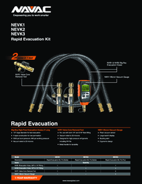 Thumbnail of document Data Sheet - NEVK1/NEVK2/NEVK3/NEVK4 - Rapid Evacuation Kit